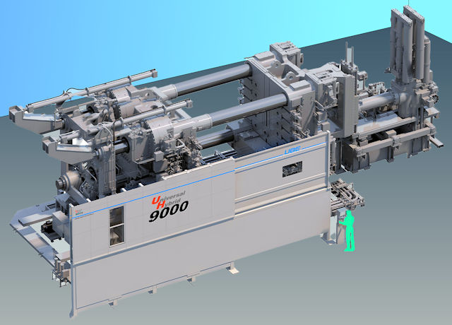 UH9000ダイカストマシンの外観（イメージ図） 2024年