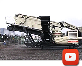 移動式破砕機LT220Dの稼働実績の紹介ビデオ